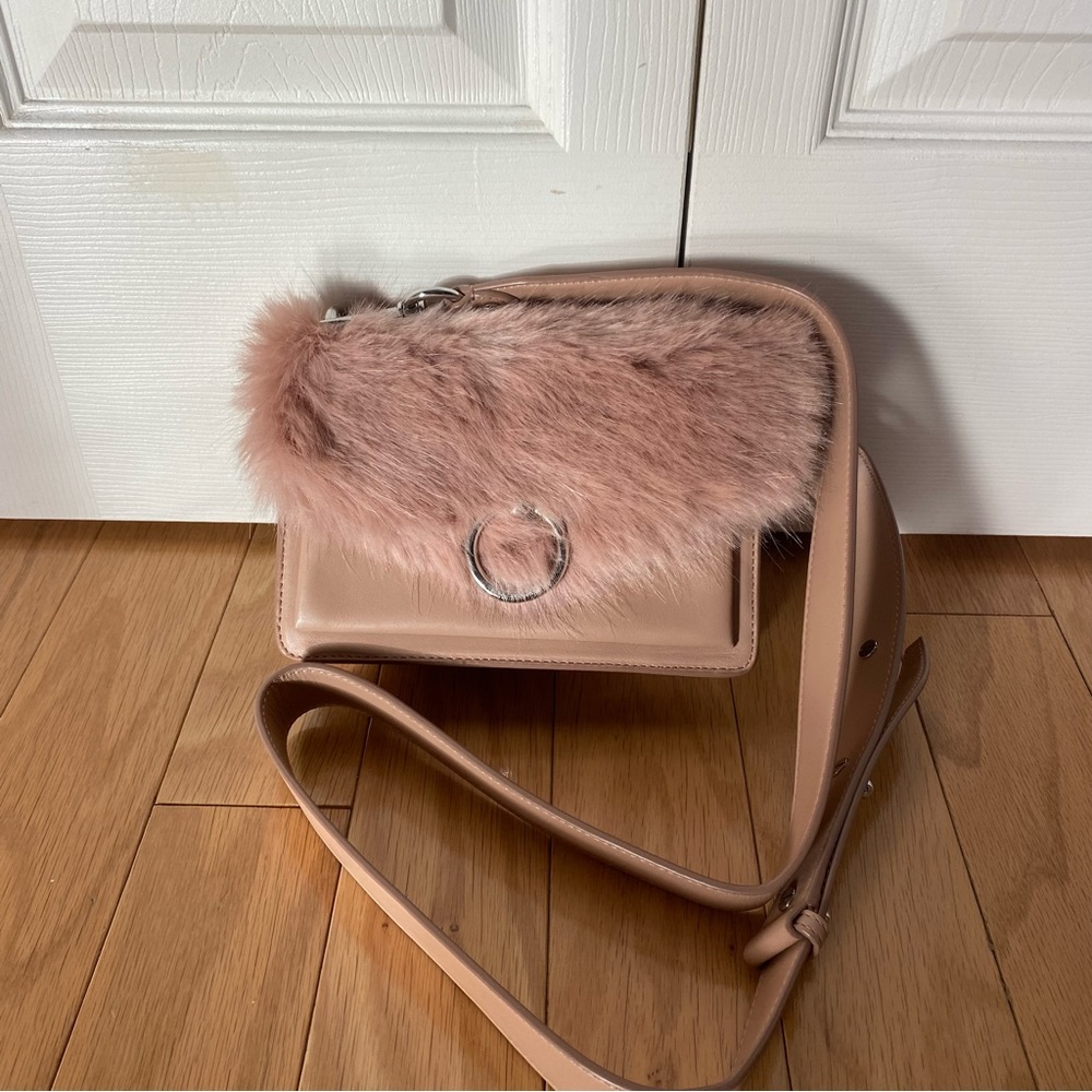 Faux Fur Jean Crossbody